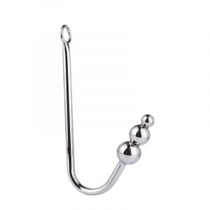 Hooks & Anchors 3 Replaceable Balls Stainless Steel Anal Hook 16