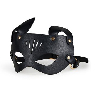 BDSM Mask Big-eyed Cat Leather Bdsm Mask 16