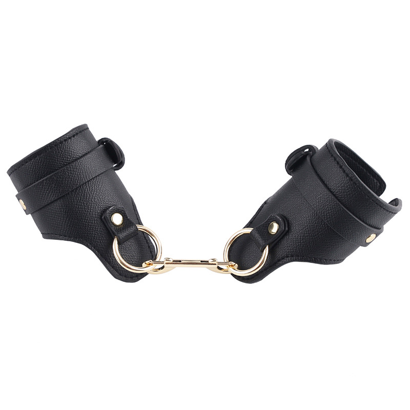 Cuffs & Shackles Black Bdsm Leather Cuffs 9