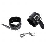 Ankle Cuffs Black Leather Ankle Cuff 12